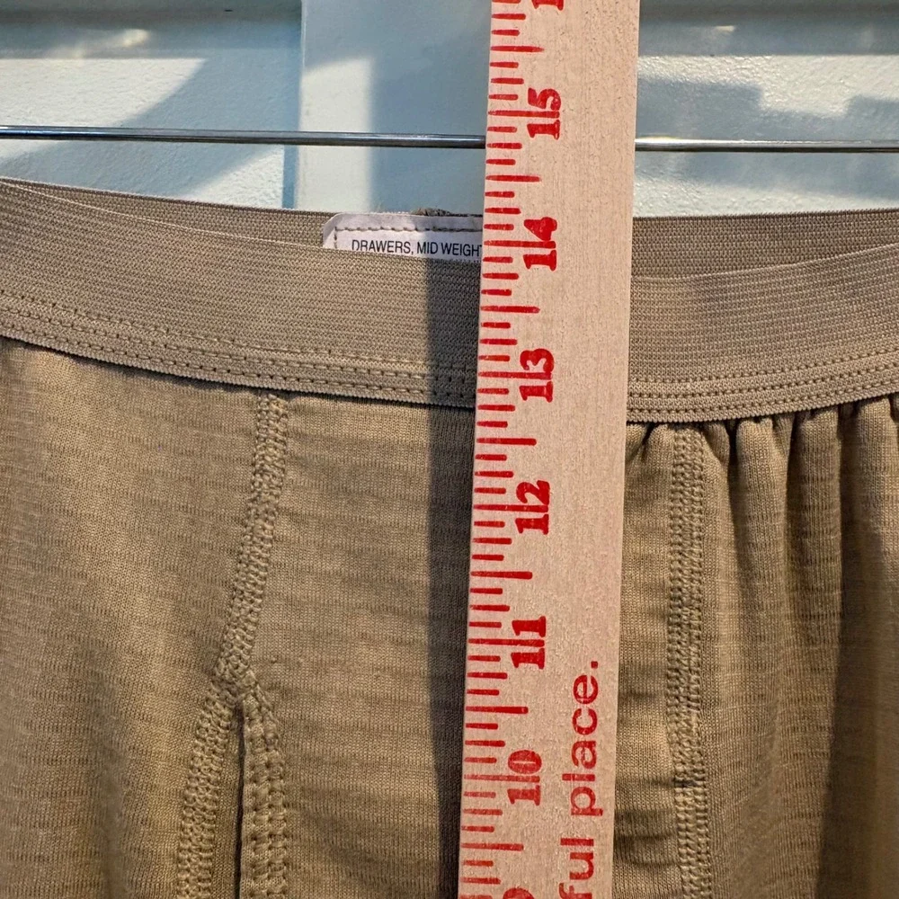 US Army ECWCS‎ Gen III Level 2 Polartec Grid Fleece Drawers Pants Small Regular